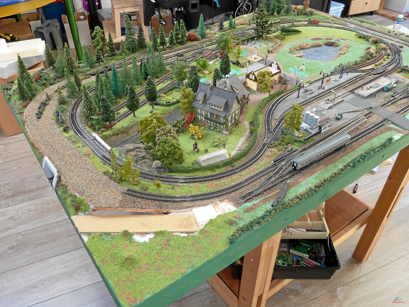 172 Oberennau im Umbau.JPG - Am neuen Standort: Oberennau braucht für die Anbindung an die Enntalbahn eine geänderte Umfahrung